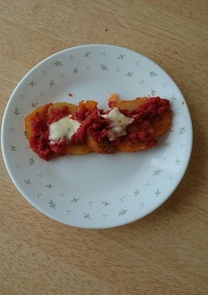 ナスとポテトのトマトミルフィーユ-レシピのメイン写真
