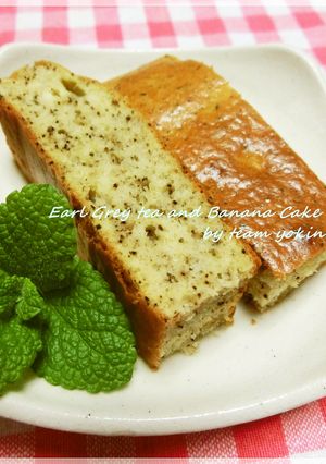 アールグレイ紅茶とバナナのケーキ-レシピのメイン写真