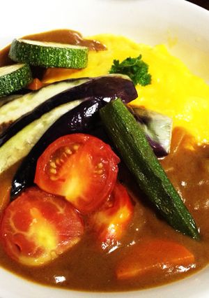 ごちそう☆夏野菜チーズオムカレー-レシピのメイン写真