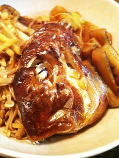 鯛と牛蒡の煮つけ-レシピのメイン写真