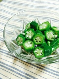 オクラぽん酢。かんたん一品‼︎-レシピのメイン写真