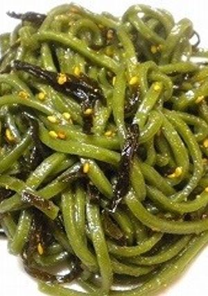 茶そば塩昆布炒め-レシピのメイン写真