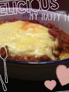 チーズたっぷりキーマカレー ラザニア♡-レシピのメイン写真