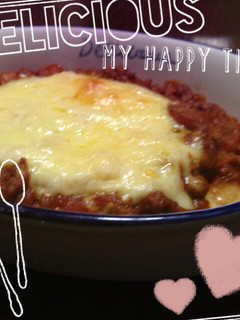 チーズたっぷりキーマカレー ラザニア♡-レシピのメイン写真