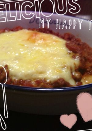 チーズたっぷりキーマカレー ラザニア♡-レシピのメイン写真