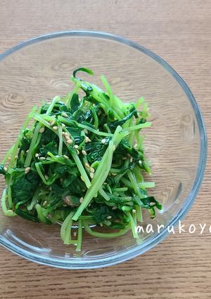 【超簡単】豆苗の和風ナムル-レシピのメイン写真