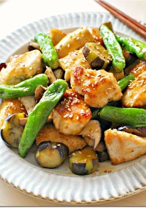 鶏肉と夏野菜の簡単甘酢あんかけ-レシピのメイン写真
