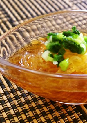 そうめんかぼちゃのめんつゆ胡麻油♪-レシピのメイン写真
