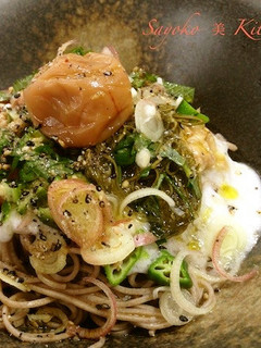 とことんネバネバ☆納豆とろろ蕎麦-レシピのメイン写真