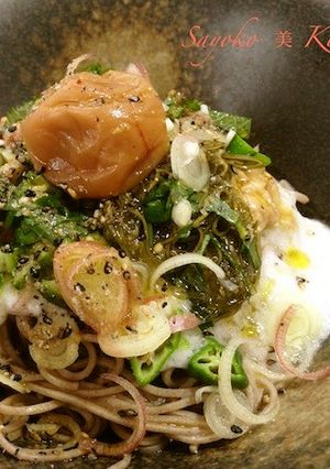 とことんネバネバ☆納豆とろろ蕎麦-レシピのメイン写真