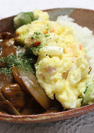 カレーポテサラdon♪-レシピのメイン写真