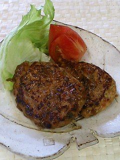 大葉にんにく醤油つくねバーグ-レシピのメイン写真