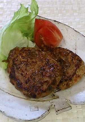 大葉にんにく醤油つくねバーグ-レシピのメイン写真