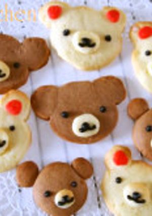 子どもと一緒に手作り♡２種のくまクッキー-レシピのメイン写真