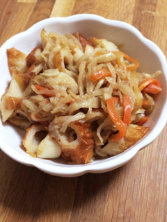 すき焼きのたれで簡単ちくわ切り干し大根-レシピのメイン写真