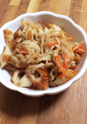 すき焼きのたれで簡単ちくわ切り干し大根-レシピのメイン写真