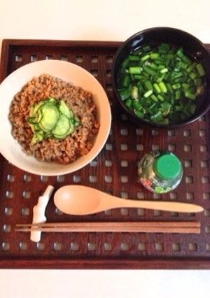 鶏そぼろのカンタンきゅうり寿司-レシピのメイン写真