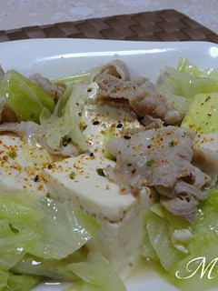 豚肉と豆腐とキャベツ煮-レシピのメイン写真