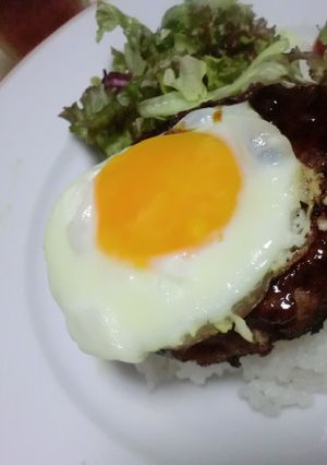 ロコモコ丼-レシピのメイン写真