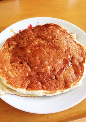 バナナホットケーキ♪もちフワ♪朝食にも♪-レシピのメイン写真