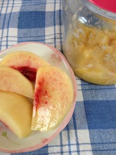おいしい桃♡-レシピのメイン写真