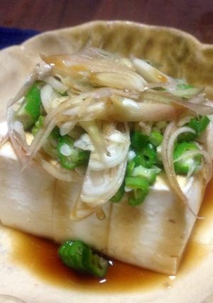 プレ農家めし◆簡単美味！オクラ冷奴-レシピのメイン写真