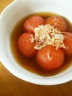 ミニトマトの煮びたし-レシピのメイン写真