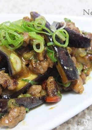 ご飯がススム!!茄子のピリ辛味噌炒め-レシピのメイン写真