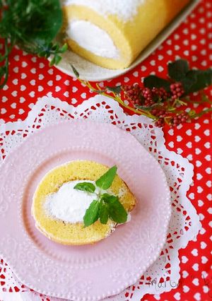 極上♡ふんわりミルキーロールケーキ-レシピのメイン写真