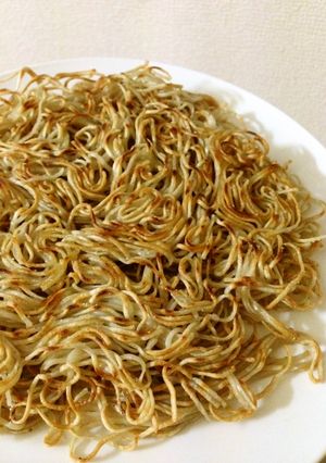 お昼の残りが変身！カリカリ塩そば-レシピのメイン写真