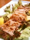 塩レモンで☆豚バラブロックソテー