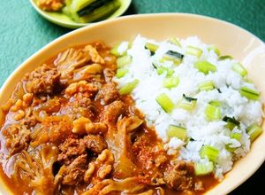 野沢菜ご飯と胡桃入信州丸ごと和風カレー✿-レシピのメイン写真