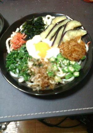 栄養満点♡ぶっかけうどん！！-レシピのメイン写真