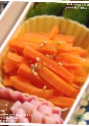 【お弁当】即席☆にんじんナムル-レシピのメイン写真
