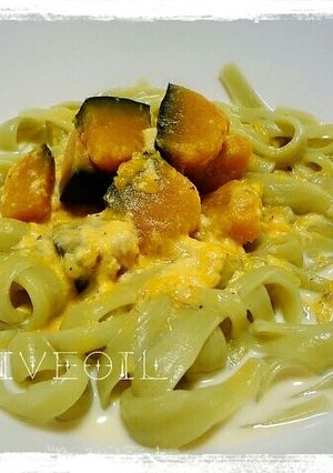 かぼちゃのミルクパスタ-レシピのメイン写真