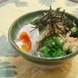 オクラとモロヘイヤのネバネバそうめん