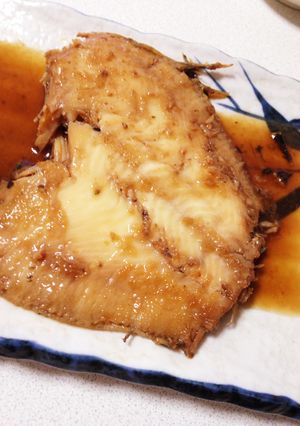 イカ大根の汁で簡単カレイの煮付け♡*-レシピのメイン写真