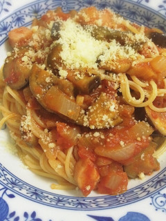 【パスタ】なすとベーコンのポモドーロ-レシピのメイン写真