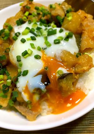 NMB丼(ナス甘味噌豚丼)-レシピのメイン写真