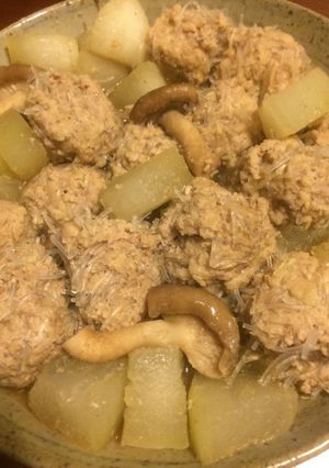 冬瓜と春雨肉団子のウマ煮-レシピのメイン写真