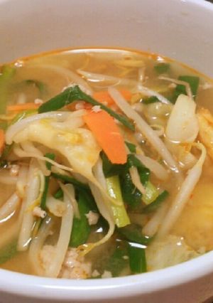 野菜もりもり味噌スープ♪-レシピのメイン写真