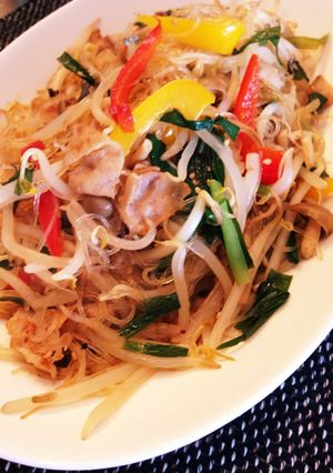 約150kcal豚肉と野菜ナンプラー炒め-レシピのメイン写真