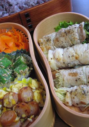 お弁当（63）かいわれ巻き-レシピのメイン写真