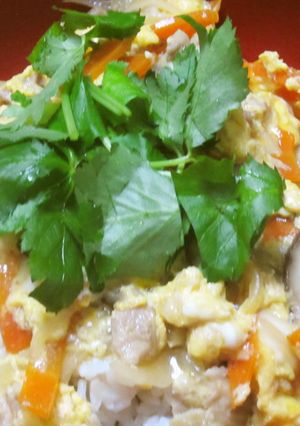 野菜たっぷり親子丼♪-レシピのメイン写真