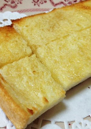 バターとはちみつ 柔らかラスク風トースト-レシピのメイン写真