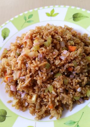 レンジで簡単小松菜ドライカレー-レシピのメイン写真