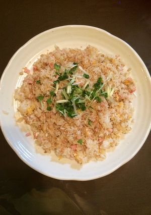 貝割れ大根がポイント♬ゴボウチャーハン-レシピのメイン写真
