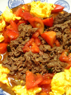 牛肉とトマトの炒め物-レシピのメイン写真