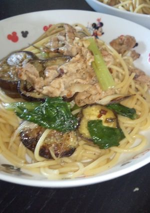 ☆薬味たっぷり♪豚肉の和風スパゲッティ☆-レシピのメイン写真