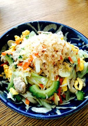 野菜たっぷりソーメンチャンプルー☆-レシピのメイン写真